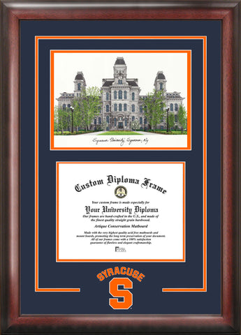 Syracuse Orange 11w x 8.5h Spirit Graduate Diploma Frame