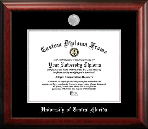 Ball State University 17w x 14h Silver Embossed Diploma Frame with Campus Images Lithograph