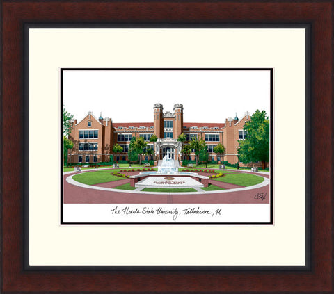 Florida State University Legacy Alumnus Framed Lithograph