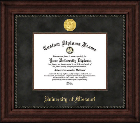 University of Missouri 11w x 8.5h Executive Diploma Frame