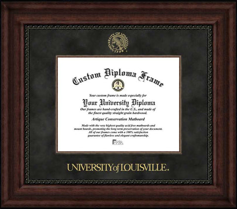 University of Louisville 17w x 14h Executive Diploma Frame