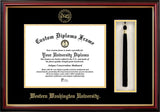 Western Washington University 11w x 8.5h Tassel Box and Diploma Frame
