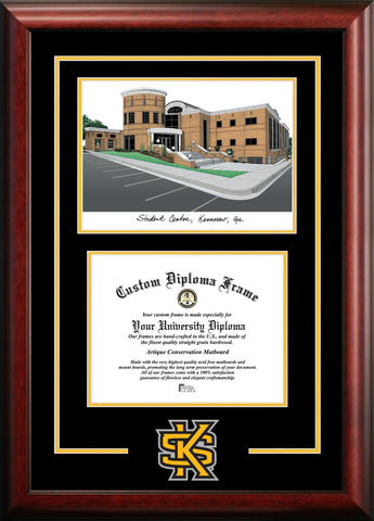 Kennesaw State Owls 14w x 11h Spirit Graduate Diploma Frame