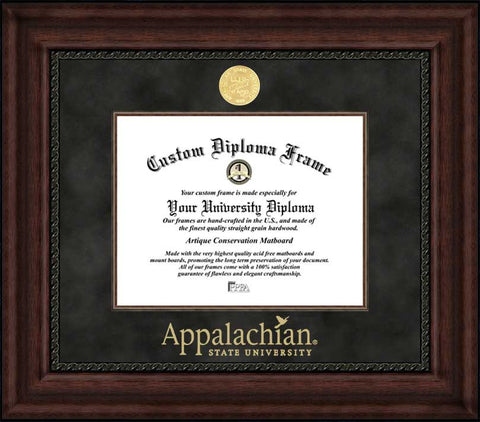 Appalachian State University 11w x 8.5h Executive Diploma Frame