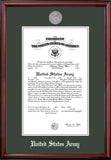 Army Certificate Petite Frame with Silver Medallion