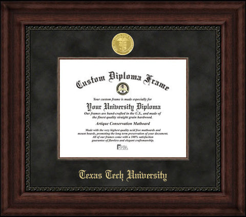 Texas Tech University 14w x 11h Executive Diploma Frame