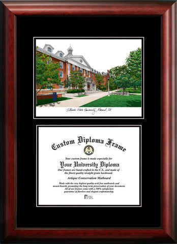 Illinois State 11w x 8.5h Diplomate Diploma Frame