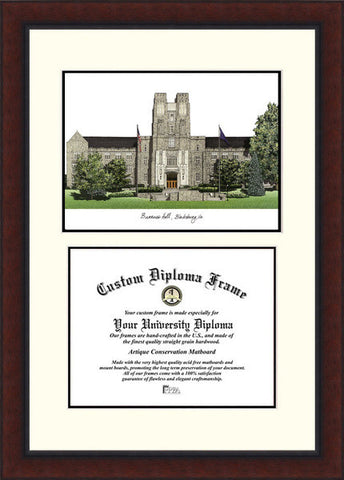 Virginia Tech Legacy 15.5w x 13.5h  Scholar Diploma Frame