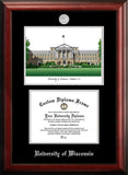 University of Washington 11w x 8.5h Silver Embossed Diploma Frame with Campus Images Lithograph