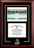 University of Central Florida 11w x 8.5h Spirit Graduate Diploma Frame with Campus Images Lithograph