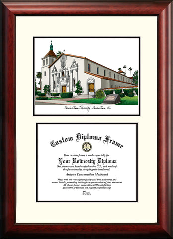 Santa Clara University 10w x 8h Scholar Diploma Frame