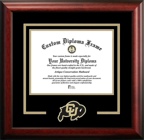 University of Colorado  Spirit Diploma Frame