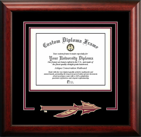 Florida State University Spirit Diploma Frame