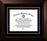 Florida State University 8.5"h x 11"w Black and Maroon  Diploma Frame
