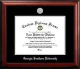 Georgia Southern 15w x 12h Silver Embossed Diploma Frame