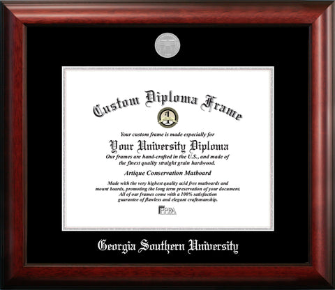 Georgia Southern 15w x 12h Silver Embossed Diploma Frame