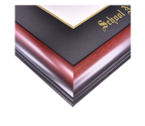 The Citadel 16w x 20h  Gold Embossed Diploma Frame