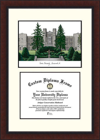 Xavier University 11w x 8.5h  Legacy Scholar Diploma Frame