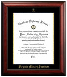 Virginia Military Institute 15.75w x 20h Gold Embossed Diploma Frame
