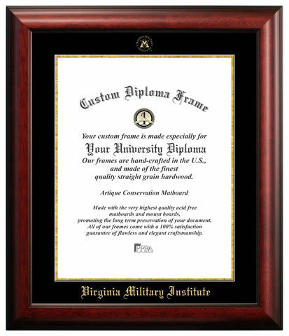 Virginia Military Institute 15.75w x 20h Gold Embossed Diploma Frame