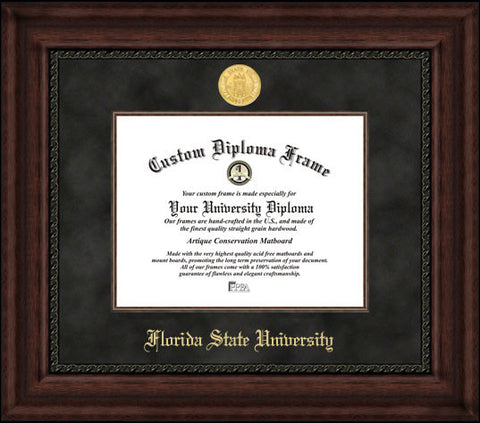 Florida State 14w x 11h Executive Diploma Frame