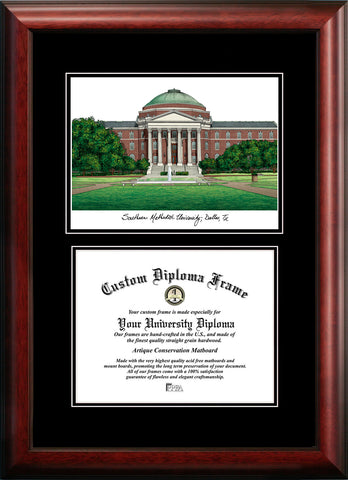 Southern Methodist University Diplomate Diploma Frame