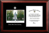 United States Naval Academy 10w x 14h Silver Embossed Diploma Frame with Campus Images Lithograph