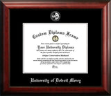 University Of Detroit, Mercy 11w x 8.5h Silver Embossed Diploma Frame