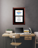 Stanford University 11w x 8.5h Gold Embossed Diploma Frame