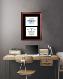 Appalachian State University 11w x 8.5h Gold Embossed Diploma Frame