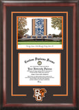 Bowling Green State Spirit Graduate Diploma Frame with Campus Images Lithograph