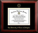 University of Texas, Arlington 14w x 11h Gold Embossed Diploma Frame