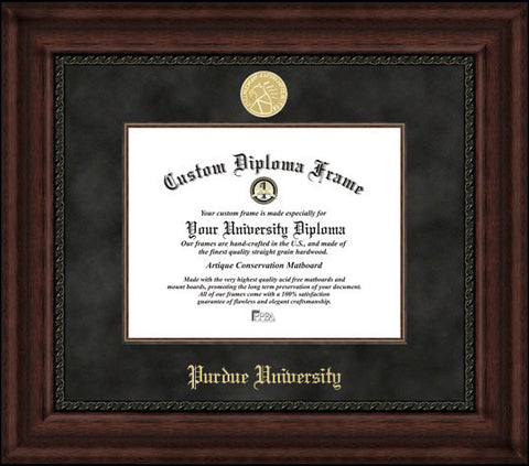 Purdue University 9.625w x 7.625h Executive Diploma Frame