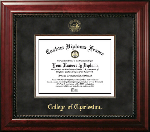 College of Charleston 16w x 20h Executive Diploma Frame