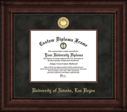 University of Nevada Las Vegas 11w x 8.5h Executive Diploma Frame
