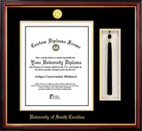 University of South Carolina 11w x 14h Tassel Box and Diploma Frame