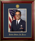Air Force 8x10 Portrait Classic Frame with Gold Medallion