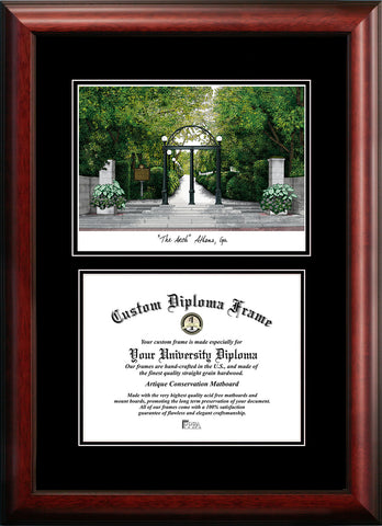 University of Georgia 15w x 12h Diplomate Diploma Frame