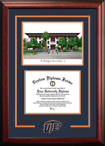 University of Texas, El Paso Spirit Graduate Diploma Frame