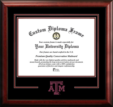 Texas A&M Aggies 16w x 12.5h  Spirit Diploma Frame