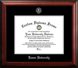 Lamar University 14w x 11h Silver Embossed Diploma Frame