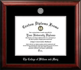 College of William and Mary 13w x 10h Silver Embossed Diploma Frame