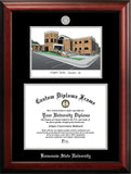 Harvard University 14w x 11h Silver Embossed Diploma Frame with Campus Images Lithograph