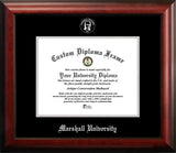 Marshall University 11w x 8.5h Silver Embossed Diploma Frame