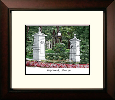 Emory University Legacy Alumnus Framed Lithograph