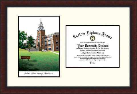 Southern Illinois University 11w x 8.5h Legacy Scholar Diploma Frame