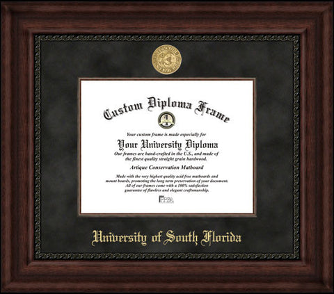 University South Florida 11w x 8.5h Executive Diploma Frame