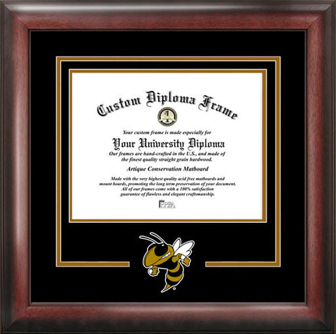 Georgia Institute of Technology Yellow Jackets 17w x 14h Spirit Diploma Frame