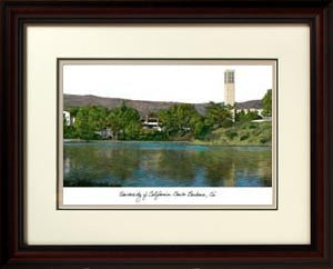 University of California, Santa Barbara Alumnus Framed Lithograph