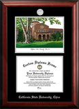 University of Arizona 11w x 8.5h Silver Embossed Diploma Frame with Campus Images Lithograph
